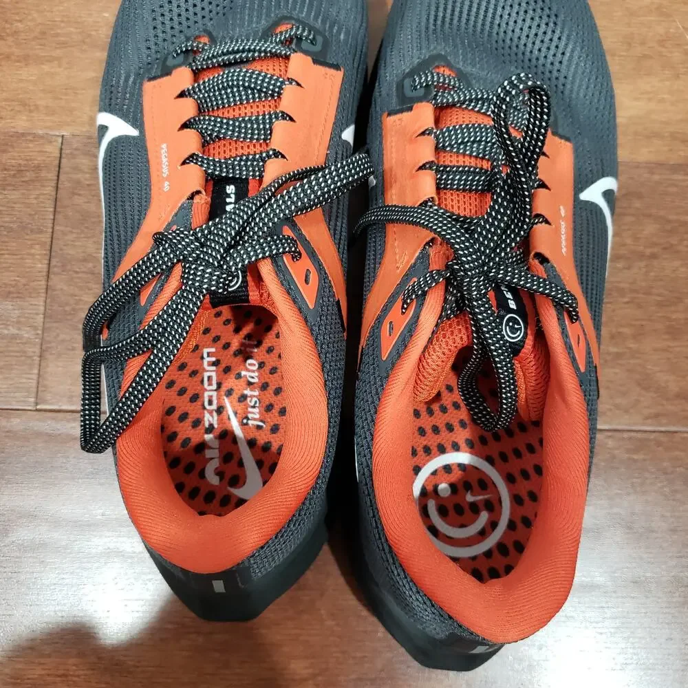 Nike Air Zoom Pegasus 40 Cincinnati Bengals Mens 8.5 NFL Running Shoes